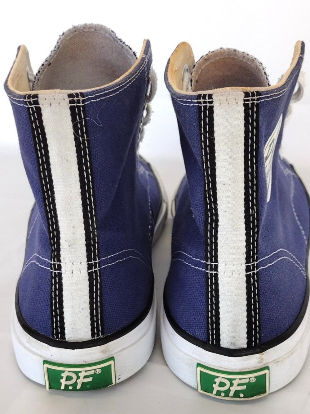 PF Flyer Blue All American Hi Ridgid Wedge US Women's 10.5, Men's 9, EUR 42.5 - Picture 6 of 10